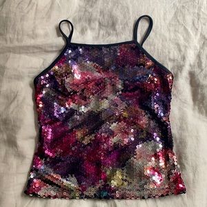 90’s Style Express sequin top